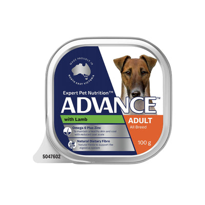 ADVANCE Lamb Adult Wet Dog Food 12x100g