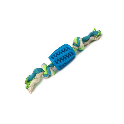 RUFF PLAY Rope Bone with Dental Tube Dog Toy 30cm