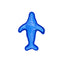 RUFF PLAY Plush Blue Shark Dog Toy
