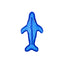 RUFF PLAY Plush Blue Shark Dog Toy