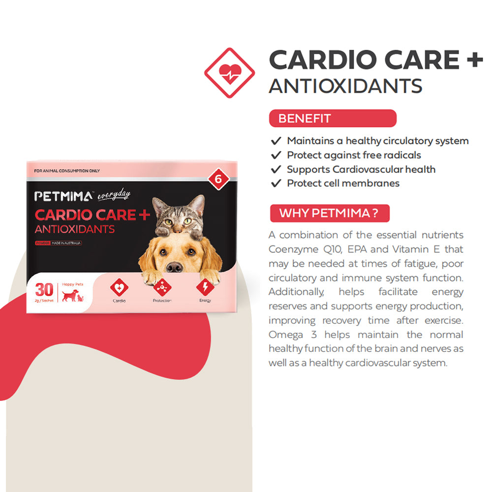 PETMIMA Cardio Care + Antioxidants 30x2g
