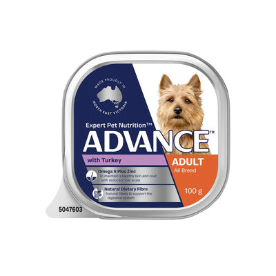 ADVANCE Turkey Adult Wet Dog Food 12x100g