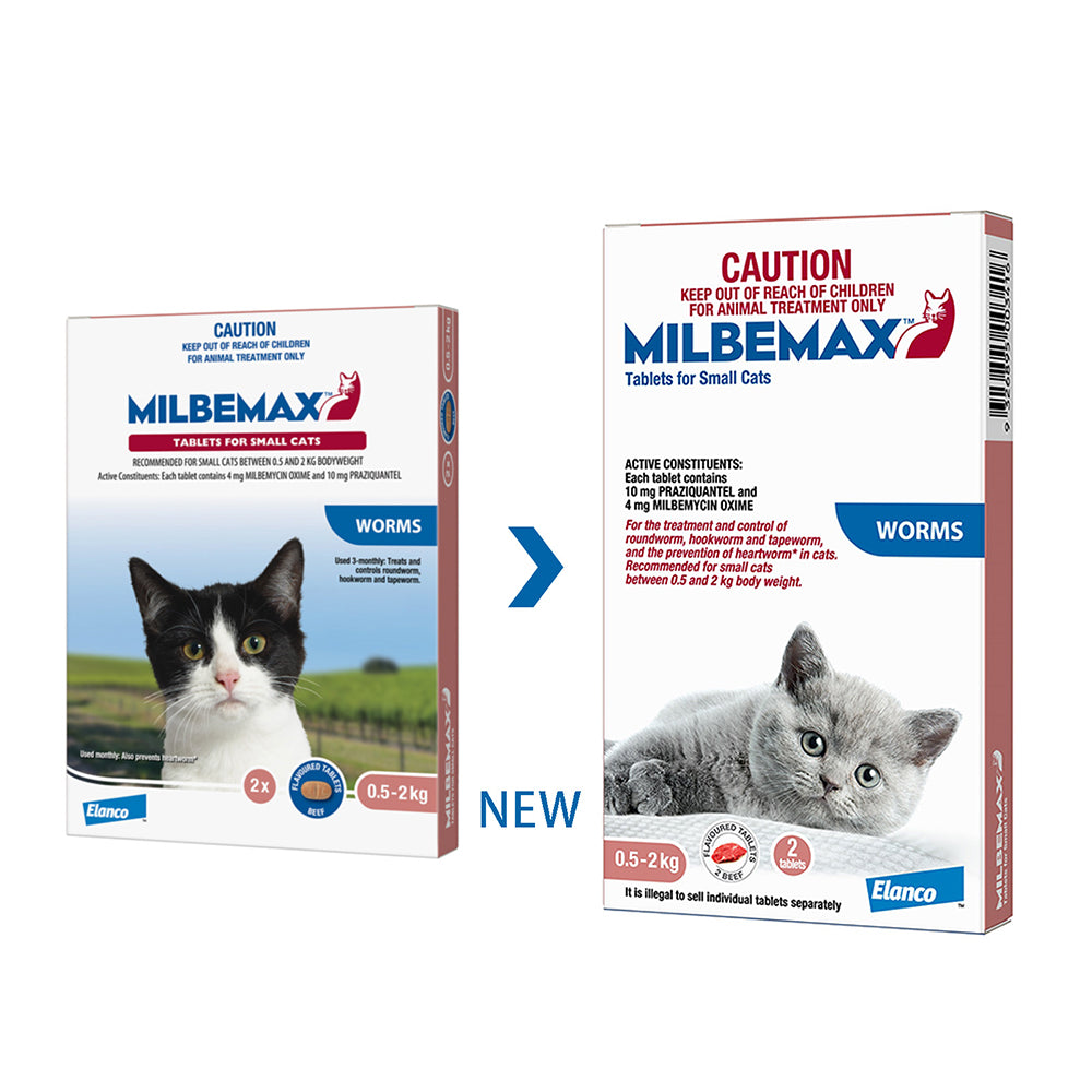 Heartworm Milbemax Cats Over 2kg MILBEMAX Allwormer Treatment For