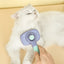 PAKEWAY Green & Purple T10 Self-Cleaning Slicker Brush Max (Extra Large)