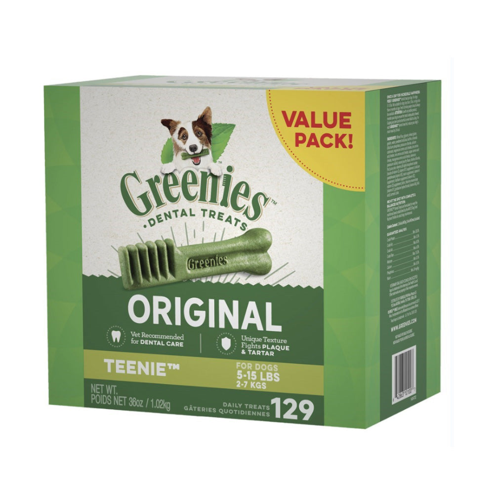 GREENIES Original Value Pack Teenie Dog Dental Treats 1kg