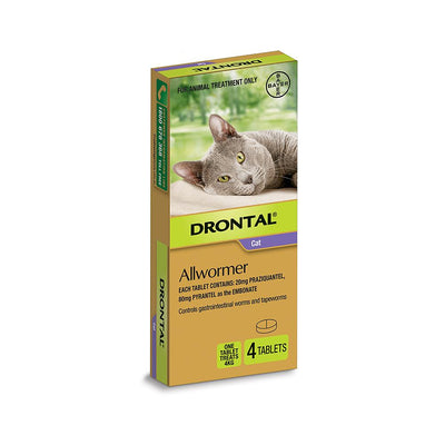 DRONTAL Cat Allwormer Treats (4tabs)