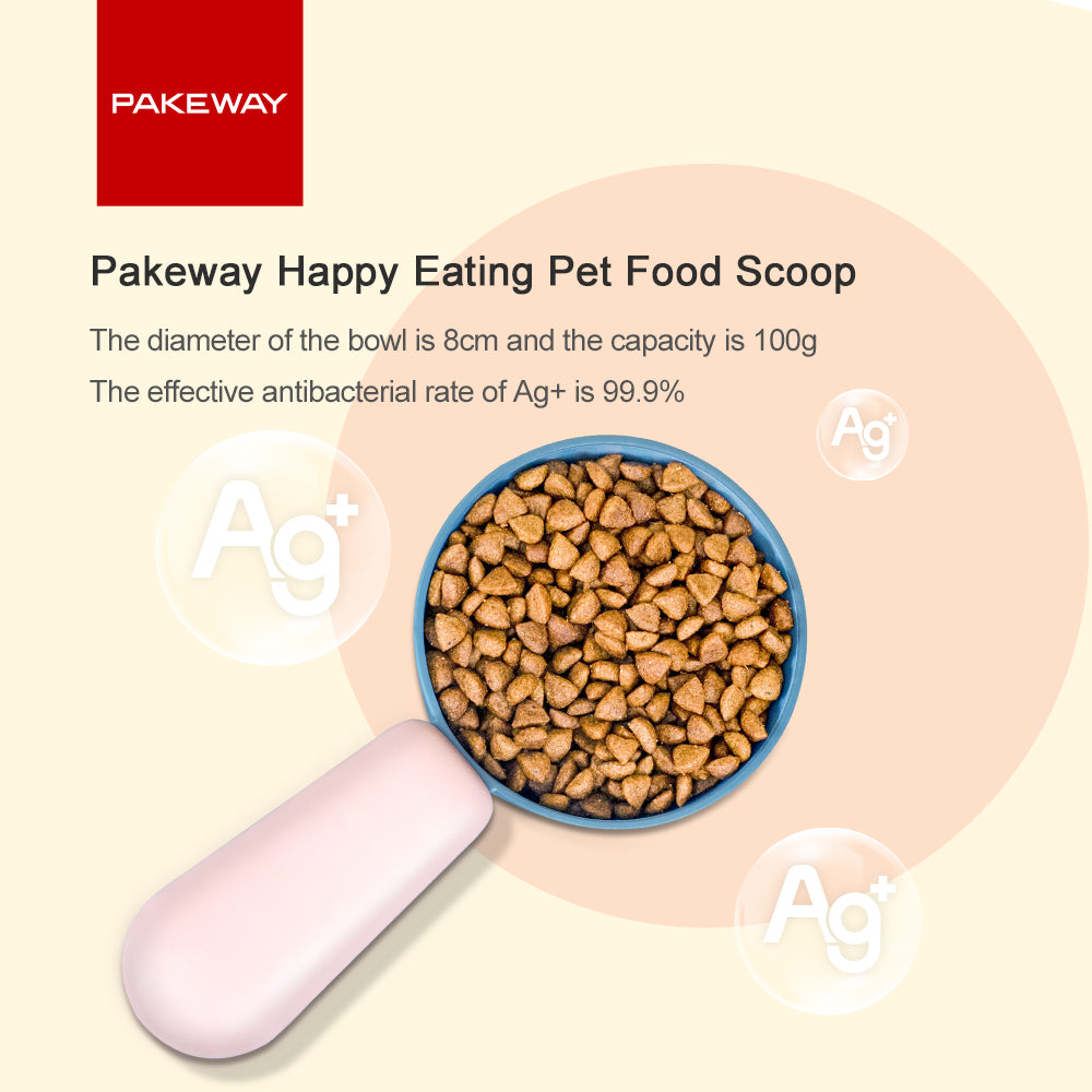 PAKEWAY White Food Spoon Pet Feeding Supplies
