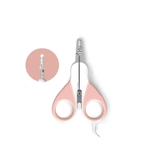 PAKEWAY Large Pink Cat Nail Clipper (with Flat Head) Cat Grooming
