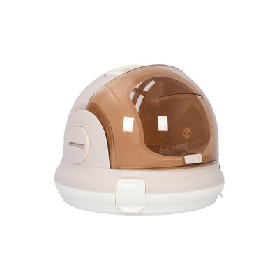 PAKEWAY Champagne Gold Astronaut Travel Pet Carrier
