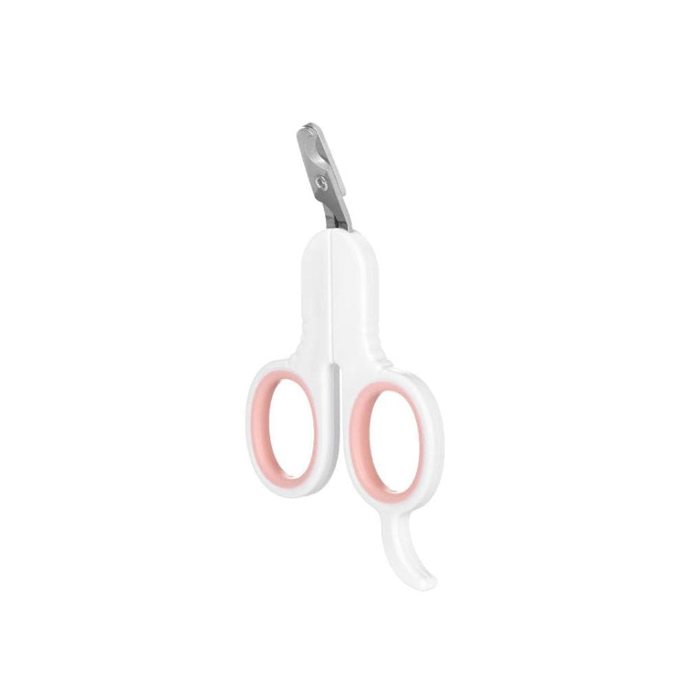 PAKEWAY Small Pink Cat Nail Clipper with Bent Head