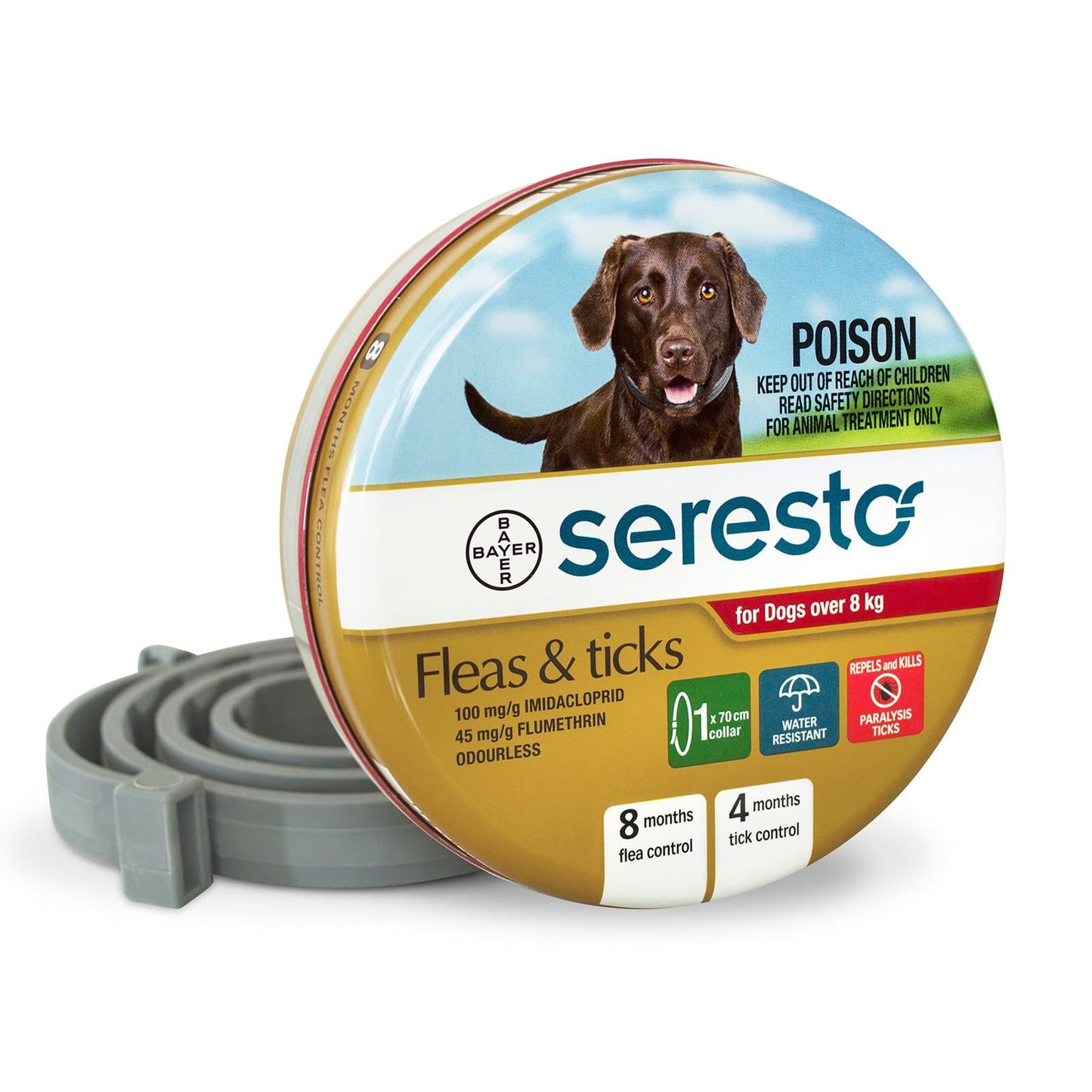 ADVANTAGE SERESTO Flea and Tick Collar for Dogs over 8kg