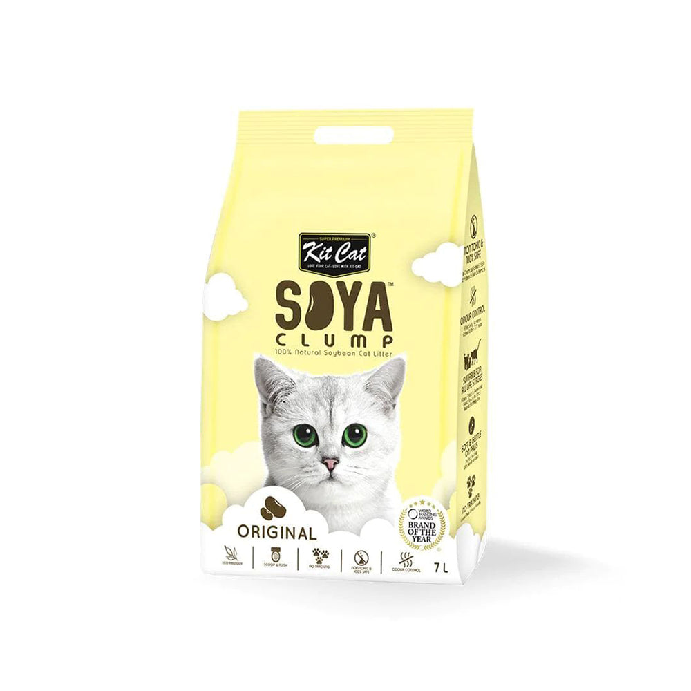 KIT CAT Tofu Original Cat Clumping Litter 7L/3.6kg