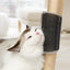 Cat Self GroomerWall Corner Massage Comb Grooming Brush - Grey