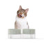 PIDAN Dual Bowl For Cats - Green - Petso Online 