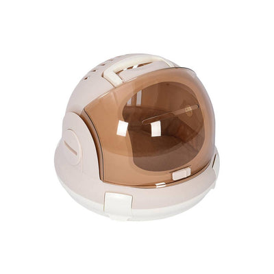 PAKEWAY Champagne Gold Astronaut Travel Pet Carrier