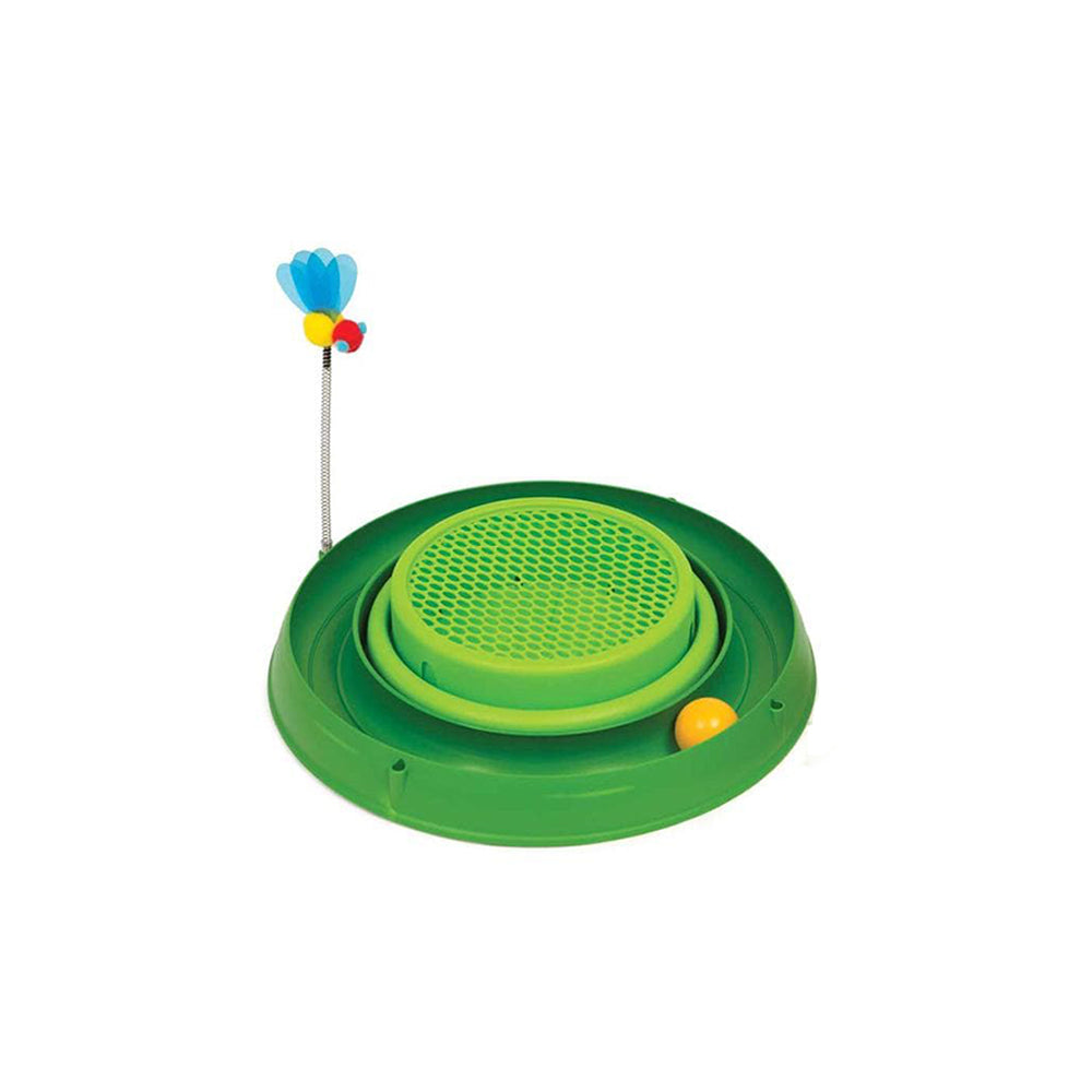 CATIT 3-in-1 Ball Cat Toy and Catgrass Seed Set