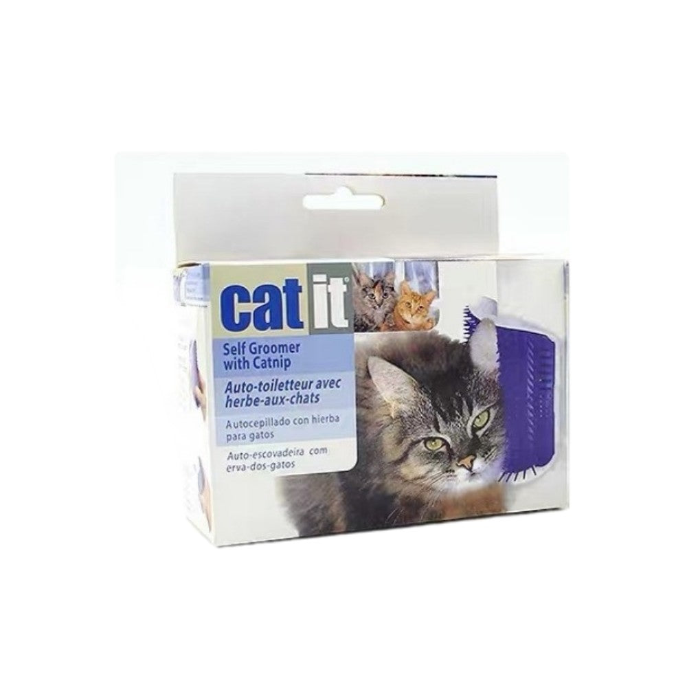 CAT IT Blue Cat Self Groomer With Catnip - Soft