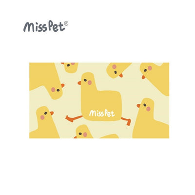 MISSPET Doodle Ducks Microfibre Pet Grooming Towel (small)