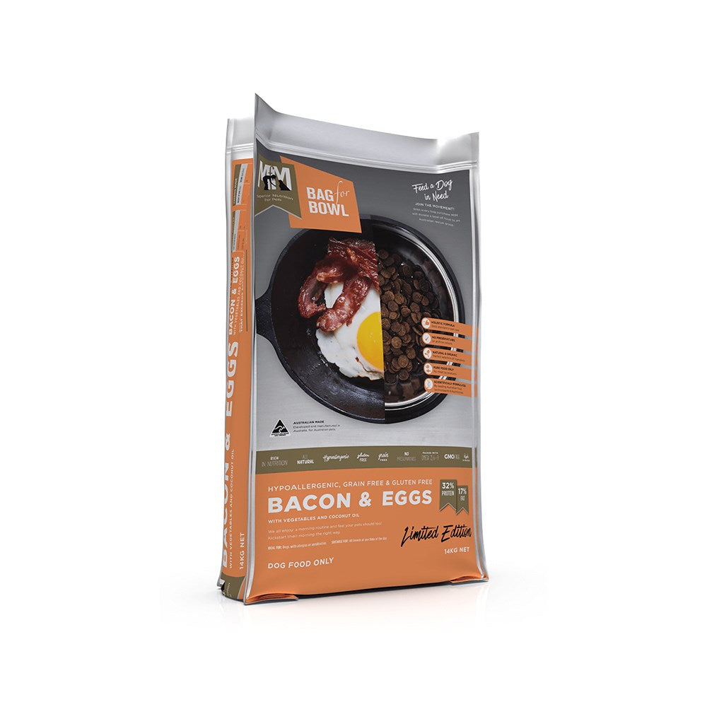 MEALS FOR MUTTS Bacon & Eggs Grain & Gluten Free Adult Dry Dog Food 2.5kg