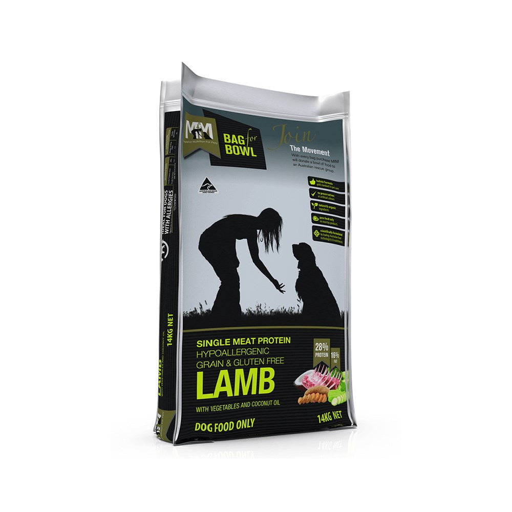 MEALS FOR MUTTS Lamb Grain & Gluten Free Adult Dry Dog Food 14kg