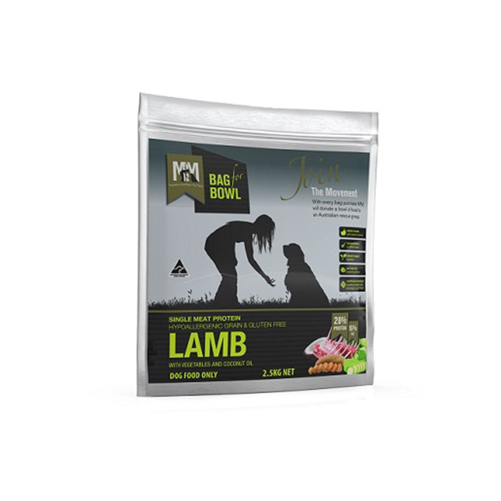 MEALS FOR MUTTS Lamb Grain & Gluten Free Adult Dry Dog Food 2.5kg