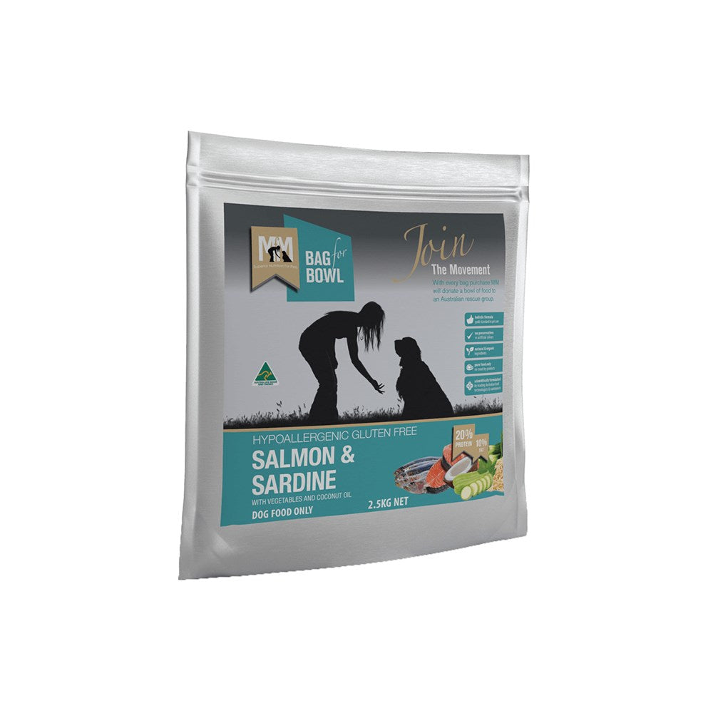 MEALS FOR MUTTS Gluten Free Salmon & Sardine Adult Dry Dog Food 2.5kg