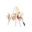 HOOPET Wooden Red Mouse Stick Cat Teaser & Wand