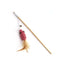 HOOPET Wooden Red Mouse Stick Cat Teaser & Wand