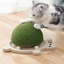 KARA PET Green Log Colour Tortoise Shape Sisal Scratching Board Cat Scratcher Toy