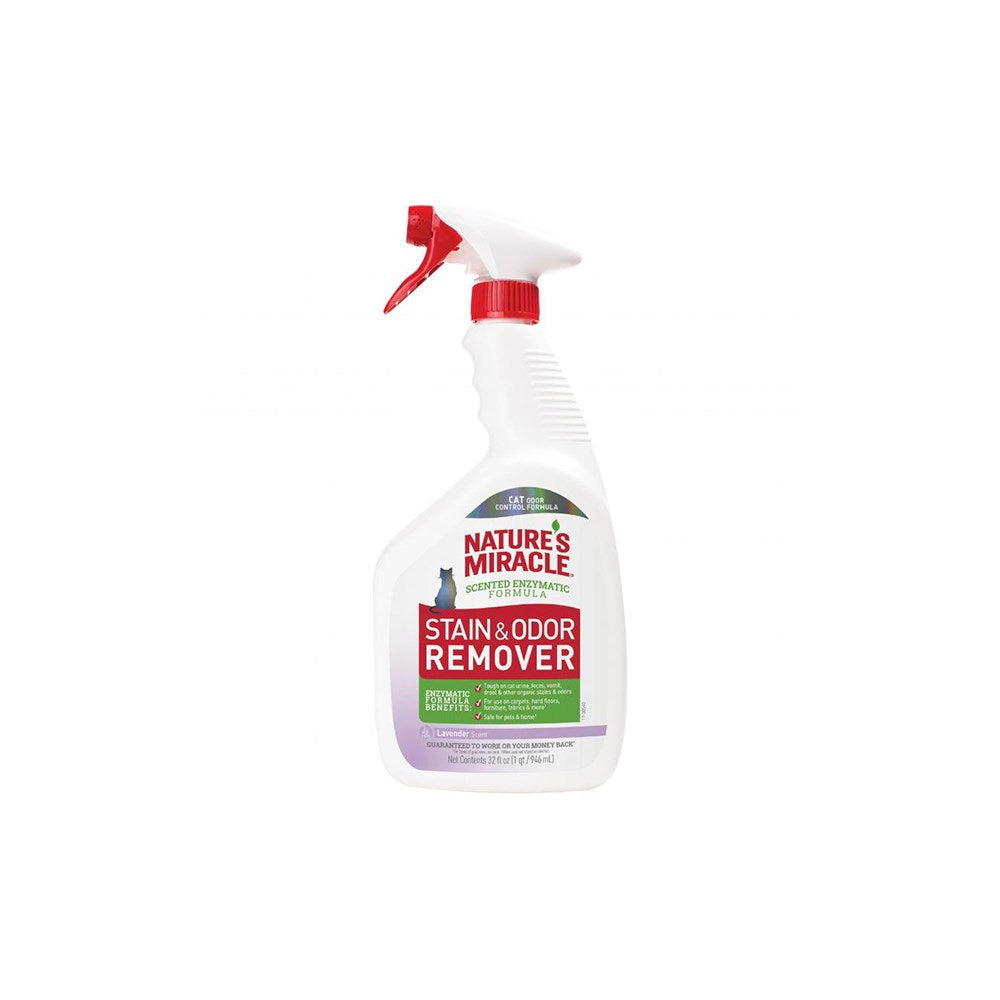 nature's miracle cat stain and odor remover scented formula