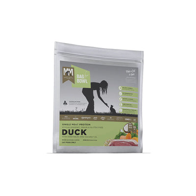 MEALS FOR MEOWS Cat Single Protein Duck Grain & Gluten Free 2.5kg (Lime Green bag)