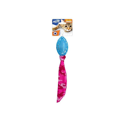 NERF Bell Rattle Football w/ Crinkle Tail Cat Toy
