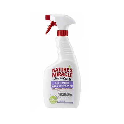 NATURE'S MIRACLE Just for Cats Litter Box Odour Destroyer 709ml