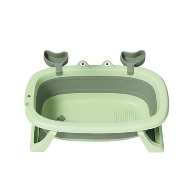 KID1ST Avocado Green Crab Foldable Pet Bathing Tub
