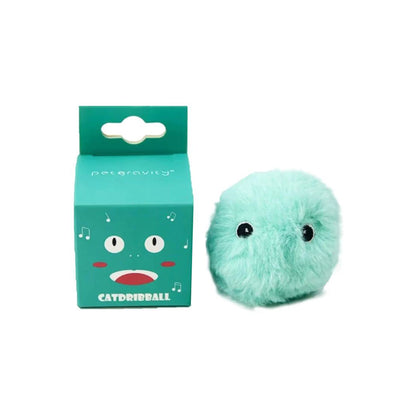 PETGRAVITY Smart Interactive Animal Sound Squeaking Pinky Furry Ball Cat Toys