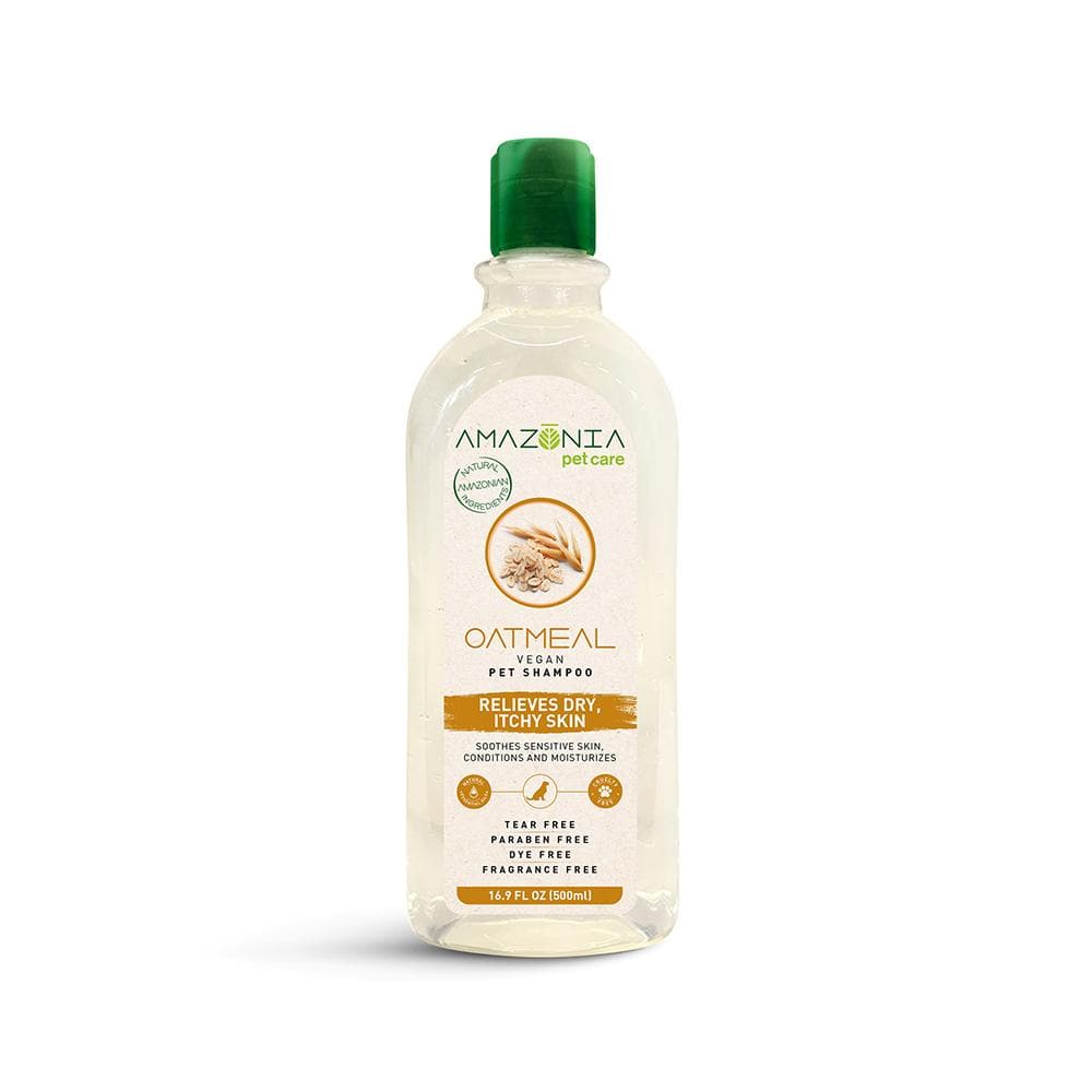 AMAZONIA Oatmeal Dry & Itchy Skin Pet Grooming Shampoo 500ml
