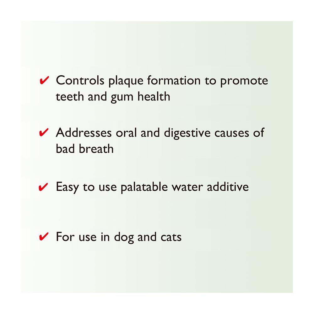 VIRBAC Aquadent Fresh Dental Health Water Additive For Dogs & Cats