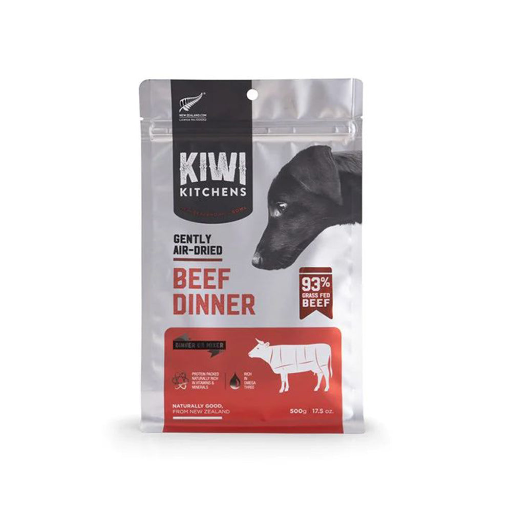 KIWI KITCHENS Beef Dinner Air-Dried Dog Food 500g