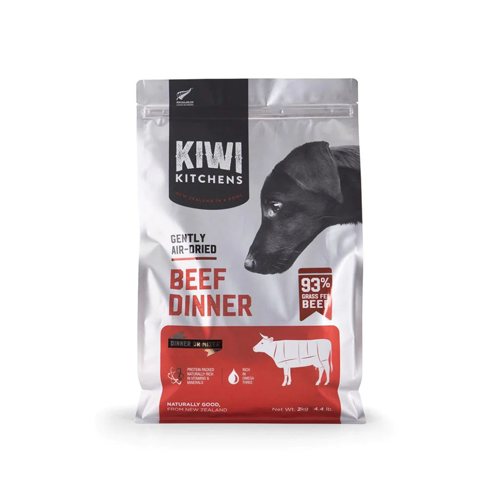 KIWI KITCHENS Beef Dinner Air-Dried Dog Food 2kg