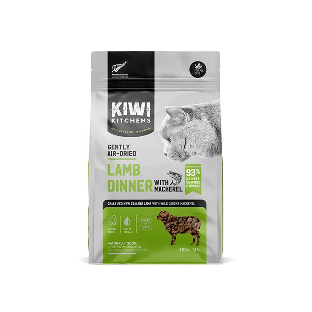 KIWI KITCHENS Lamb Dinner With Mackerel Air Dried Cat Food 500g