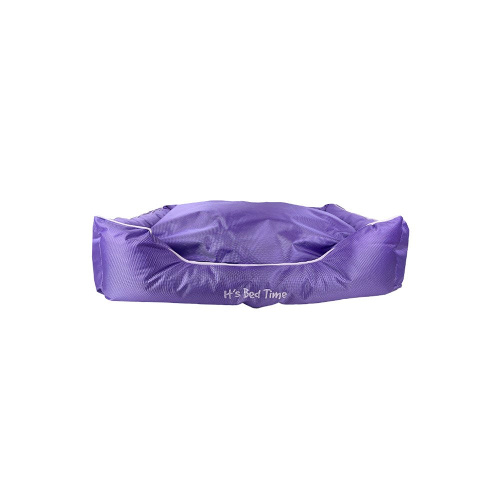 IT'S BED TIME Large Lavender Ecofill Lounge Dog Bed