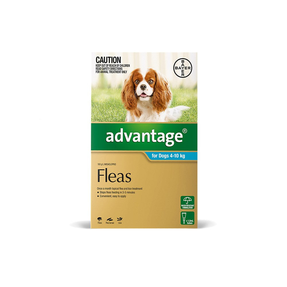 ADVANTAGE Flea Management for Dogs (4-10kg) 4 Packs