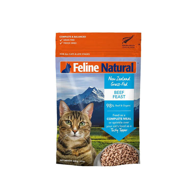 FELINE NATURAL Beef Freeze Dried Cat Food 320g