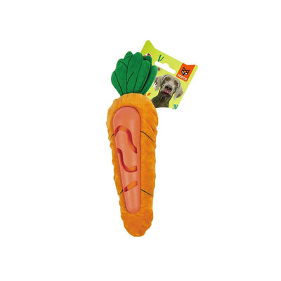 FOFOS Cute Carrot Treat Squeaky Dog Toy