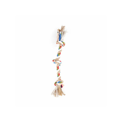 FOFOS Teething Flossy 3 Knots Rope Dog Toy