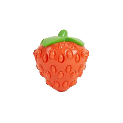 FOFOS Fruity-Bites Silence & Strawberry Strong TPR Puppy Dog Chew Toy