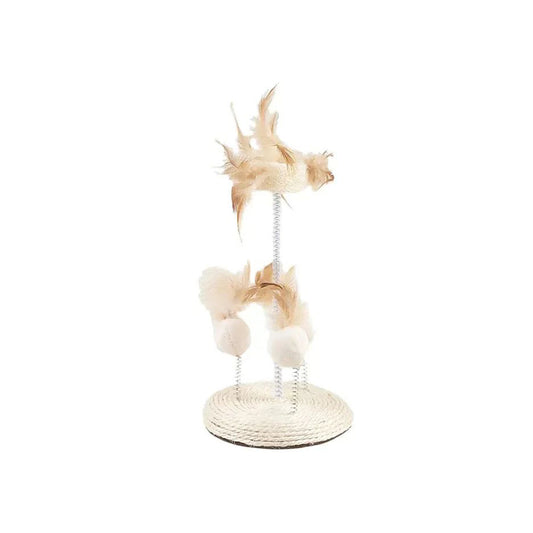 FOFOS Natural Wobbler Scratcher Cat Toy