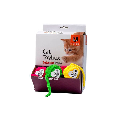 FOFOS Yarn Ball Cat Toy 1pc - Random Color