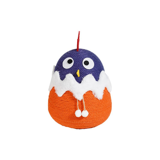 Stirrup Chicken Tumbler Sisal Cat Scratching Toy