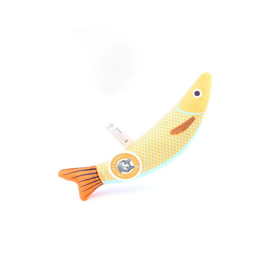 Seafood Yellow Fish Cat Catnip Toy